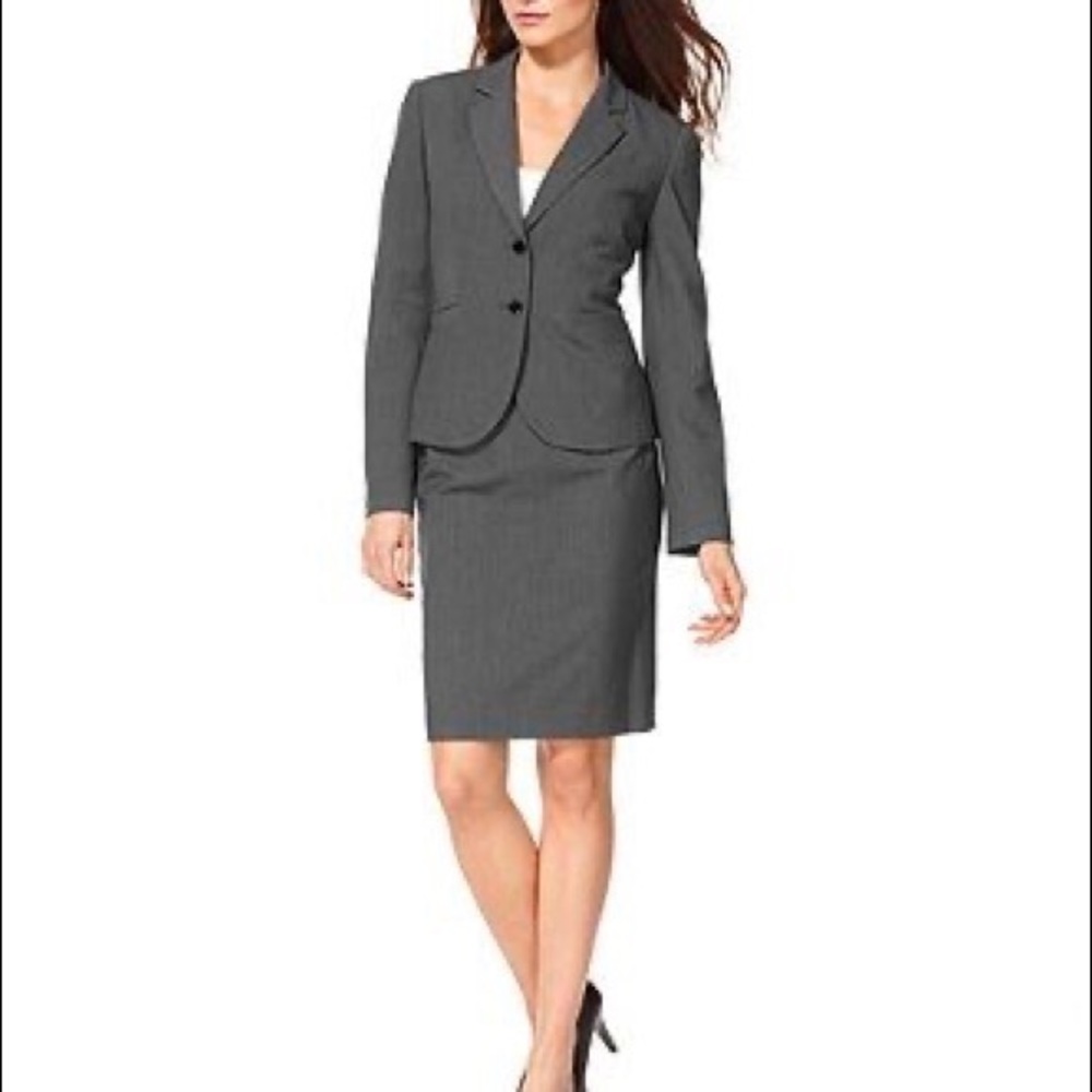 J. Crew Petite Skirt Suit Set